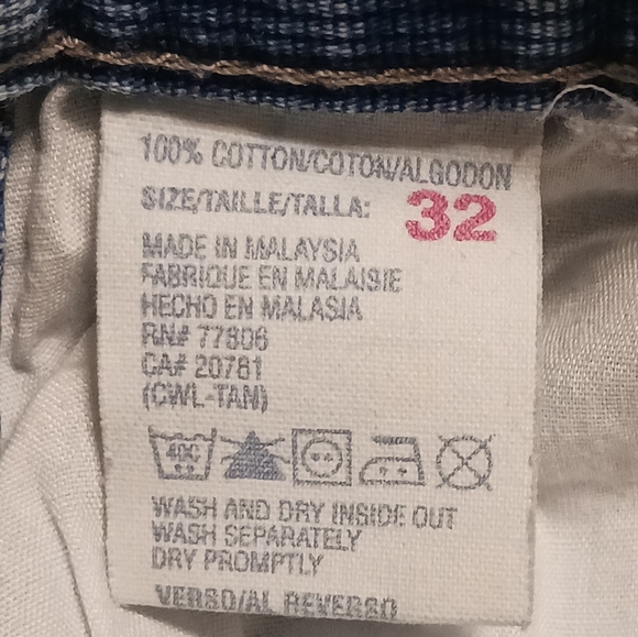 VTG RARE Y2K Tommy Jeans Red Label Denim Utility Distressed Shorts Mens Size 32 - Picture 9 of 12